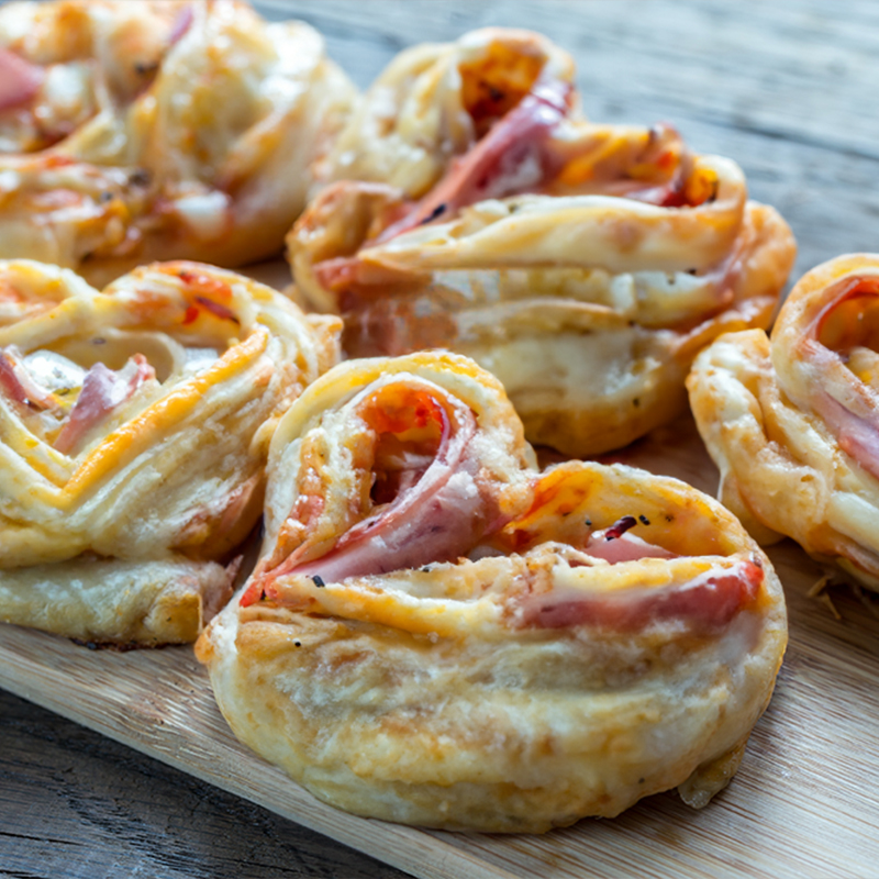 prosciutto cotto e mozzarella