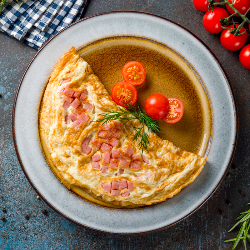 omelette al prosciutto cotto