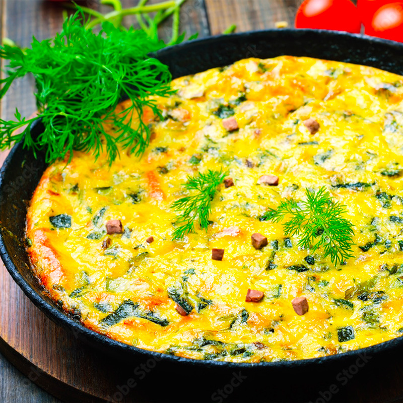 frittata prosciutto cotto